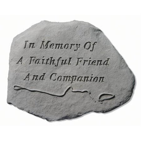 KAY BERRY INC Kay Berry- Inc. 93720 In Memory Of a Faithful Friend - Leash And Collar Memorial - 15.5 Inches x 11.5 Inches 93720